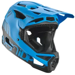 7idp Project 23 Glass Fibre Full Face Helmet - Blue/Black -Sportfu Bike Gear Shop 0000s 0000 P23 GF BLU BLK RHS FR 3 4 1800x1800