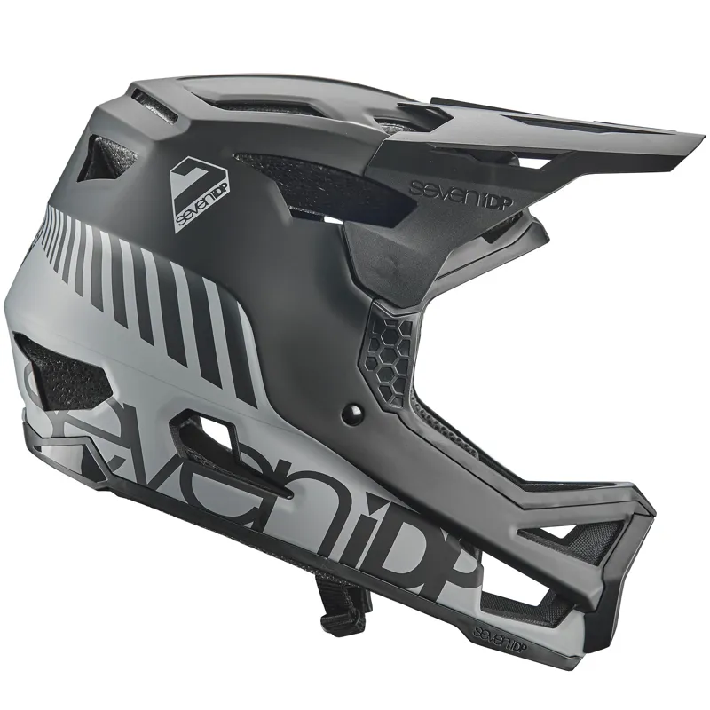 7idp Project 23 Glass Fibre Full Face Helmet - Graphite/Black 6 7idp Project 23 Glass Fibre Full Face Helmet - Graphite/Black - Image 6