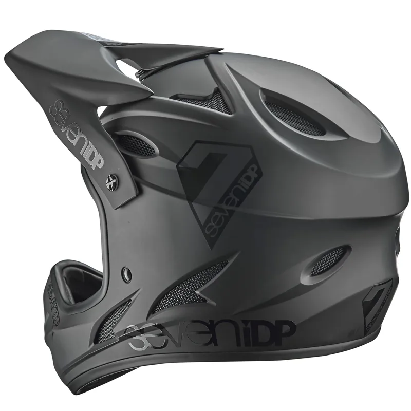 7idp M1 Youth Full Face Helmet - Matt Black/Gloss Black 3 7idp M1 Youth Full Face Helmet - Matt Black/Gloss Black - Image 3