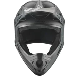 7idp M1 Full Face Mountain Bike Helmet - Matt Black/Gloss Black
