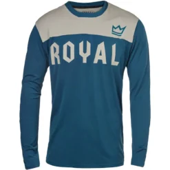 Royal Racing Apex Long Sleeve Jersey - Petrol/Grey