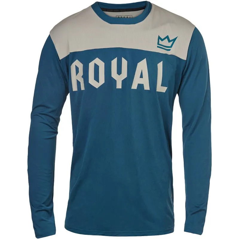 Royal Racing Apex Long Sleeve Jersey - Petrol/Grey 1 Royal Racing Apex Long Sleeve Jersey - Petrol/Grey