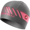 Castelli Arrivo 3 Thermo Skully - Dark Gray/Giro Pink
