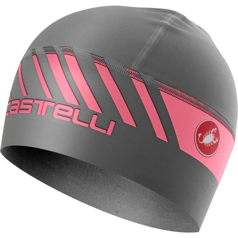 Castelli Arrivo 3 Thermo Skully - Dark Gray/Giro Pink 1 Castelli Arrivo 3 Thermo Skully - Dark Gray/Giro Pink