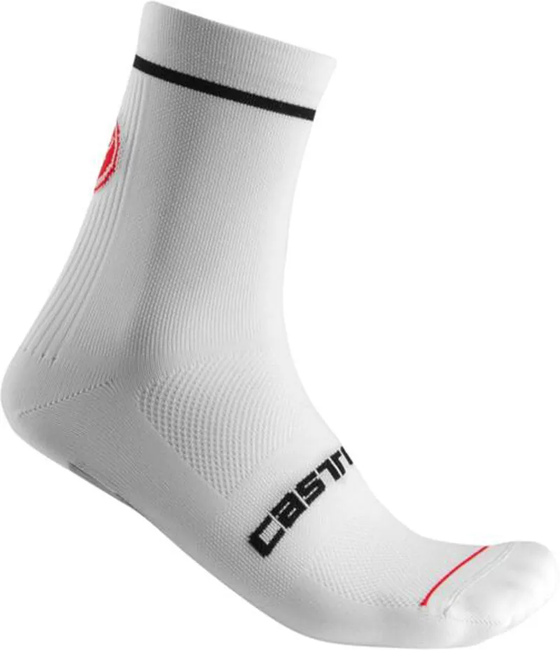 Castelli Entrata 9 Socks - White 1 Castelli Entrata 9 Socks - White