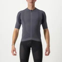 Castelli Superleggera 3 Men's Short Sleeve Jersey - Dark Grey