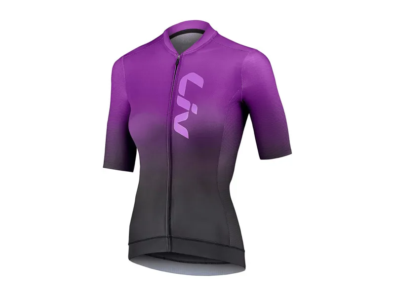 Liv Race Day Women's Short Sleeve Jersey - Black/Purple 1 Liv Race Day Women's Short Sleeve Jersey - Black/Purple