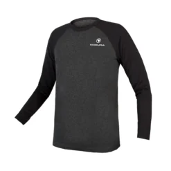 Endura One Clan Raglan Kid's Long Sleeve Jersey - Anthracite