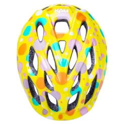 Kali Chakra Child Lighted Kids Helmet - Confetti Gloss Yellow -Sportfu Bike Gear Shop 10 186