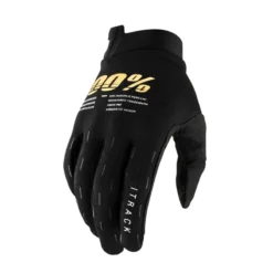 100 Percent ITrack Youth Long Finger Gloves - Black -Sportfu Bike Gear Shop 10015 001201