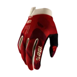 100 Percent ITrack Long Finger Gloves - Red -Sportfu Bike Gear Shop 10015 482 1