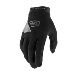 100 Percent Ridecamp Long Finger Gloves - Army Green/Black