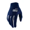 100 Percent Sling MX Long Finger Gloves - Grey