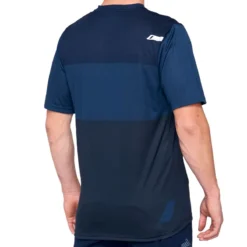 100 Percent Airmatic Short Sleeve Jersey - Blue/Midnight -Sportfu Bike Gear Shop 100AirmaticSSJerseyBlueMi 2