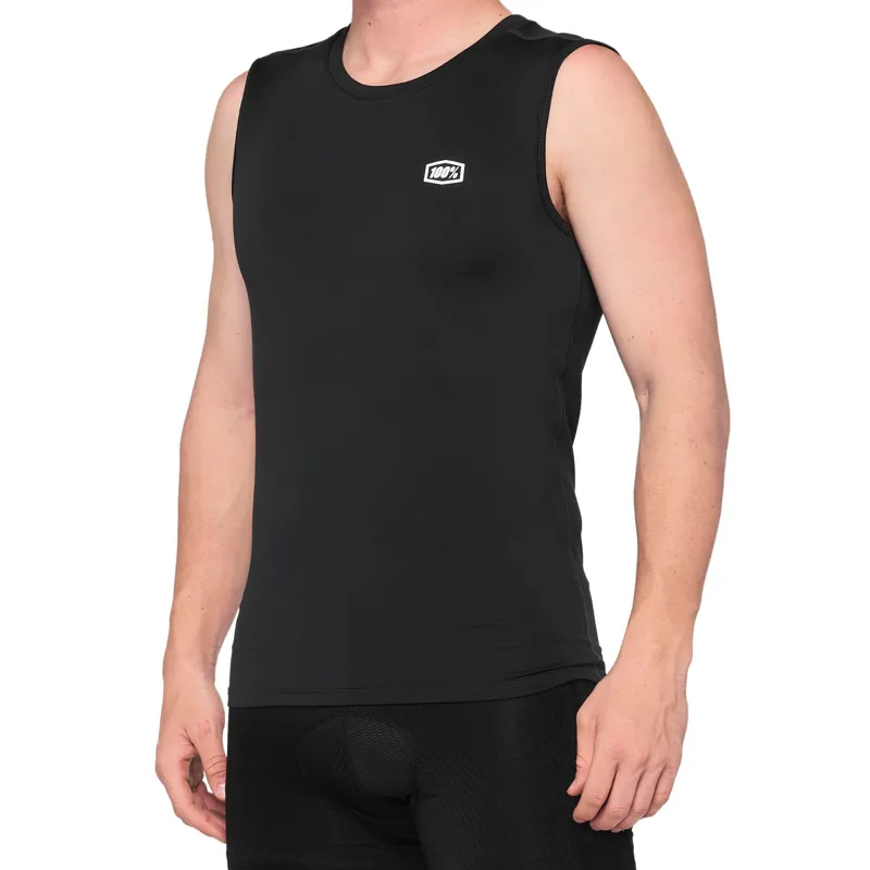 100 Percent Basecamp Sleeveless Base Layer - Black 2 100 Percent Basecamp Sleeveless Base Layer - Black - Image 2