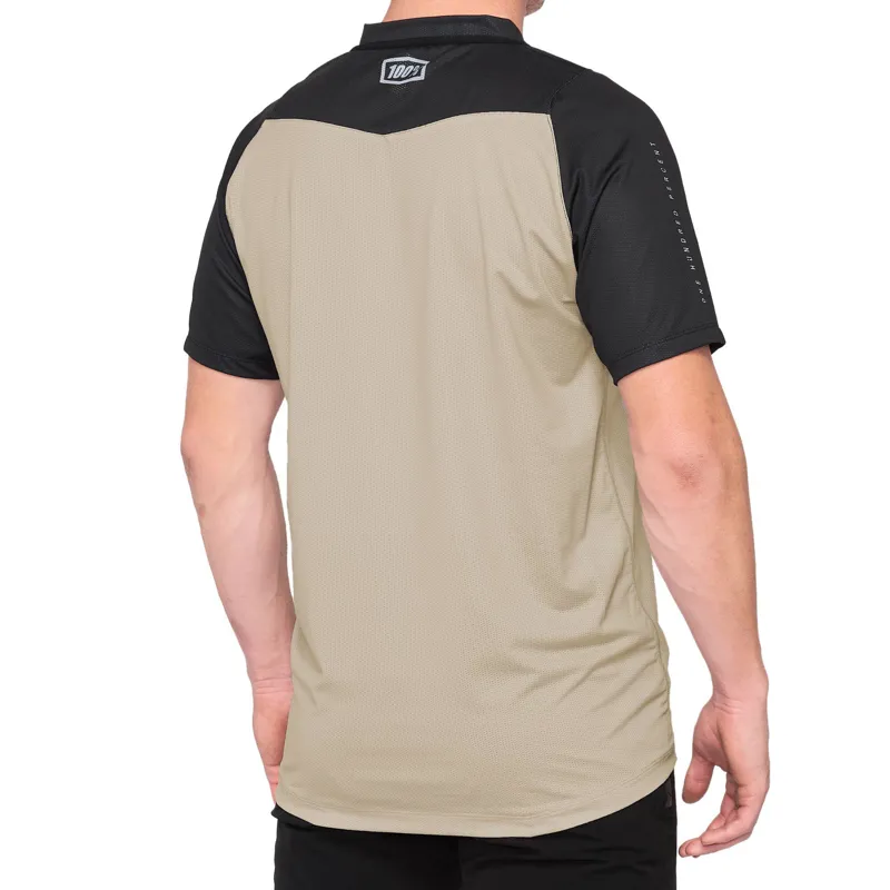 100 Percent Celium Short Sleeve Jersey - Warm Grey/Grey 1 100 Percent Celium Short Sleeve Jersey - Warm Grey/Grey