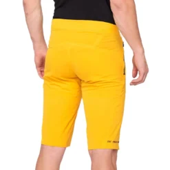 100 Percent Celium Baggy Shorts - Mustard -Sportfu Bike Gear Shop 100CeliumShortsMustard 2