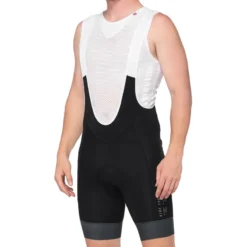 100 Percent Exceeda Bib Shorts - Charcoal