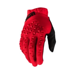100 Percent Geomatic MTB Glove - Red -Sportfu Bike Gear Shop 100GeomaticRed