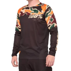 100 Percent R-Core Long Sleeve Jersey - Blue/Yellow -Sportfu Bike Gear Shop 100R CoreJerseyCamo