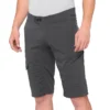 100 Percent Ridecamp Baggy Shorts - Charcoal