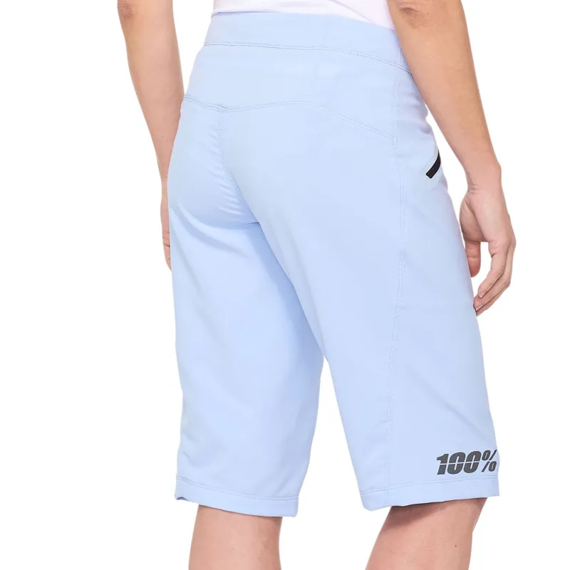 100 Percent Ridecamp Womens Baggy Shorts - Powder Blue 1 100 Percent Ridecamp Womens Baggy Shorts - Powder Blue