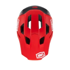 100 Percent Trajecta Full Face MTB Helmet - Red -Sportfu Bike Gear Shop 100TrajectaRed 4