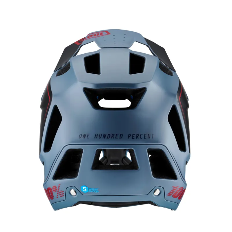 100 Percent Trajecta Full Face MTB Helmet - Blue 4 100 Percent Trajecta Full Face MTB Helmet - Blue - Image 4