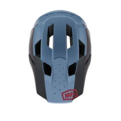 100 Percent Trajecta Full Face MTB Helmet - Blue 9 100 Percent Trajecta Full Face MTB Helmet - Blue -Sportfu Bike Gear Shop 100TrajectaSlateBlue 4