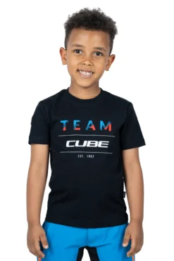 Cube Junior Organic T-Shirt - Team Black -Sportfu Bike Gear Shop 10782 2 2