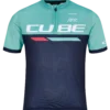 Cube Junior Teamline Short Sleeve Jersey - Blue/Red/Grey