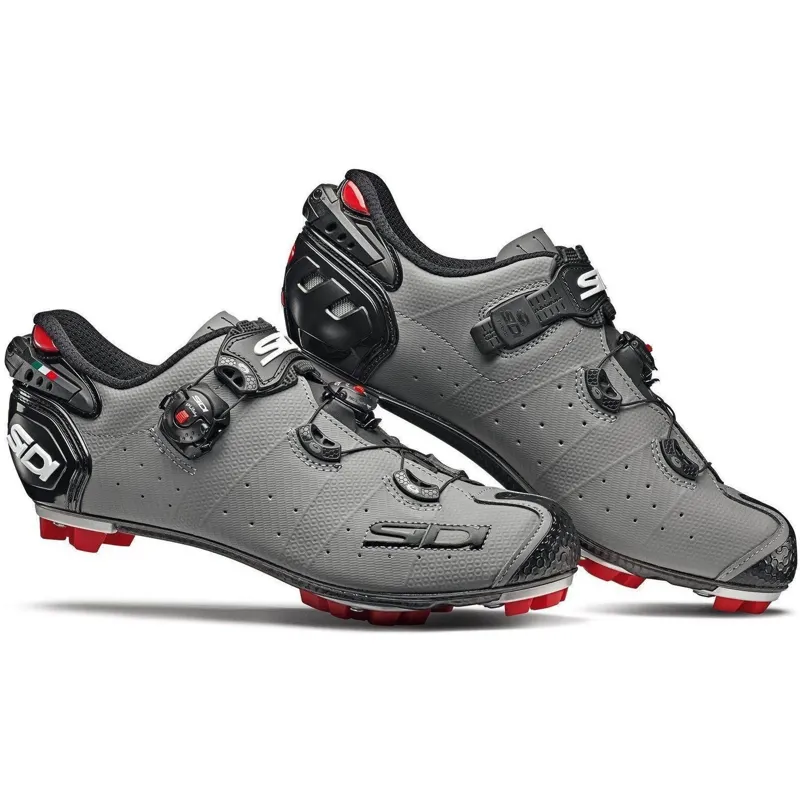 Sidi Drako 2 SRS Clipless MTB Shoes - Matt Grey/Black 1 Sidi Drako 2 SRS Clipless MTB Shoes - Matt Grey/Black