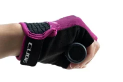 Cube Performance Junior Short Finger Gloves - Pink -Sportfu Bike Gear Shop 10833 5