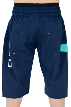 Cube Junior Baggy Shorts W/Liner - Blue/Mint