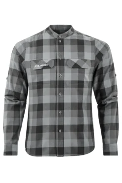 Cube Long Sleeve Work Shirt - Grey Check 9 Cube Long Sleeve Work Shirt - Grey Check -Sportfu Bike Gear Shop 11090 1
