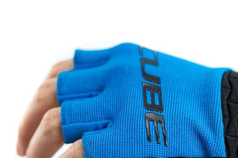 Cube Performance Junior Short Finger Gloves - Blue 8 Cube Performance Junior Short Finger Gloves - Blue - Image 8