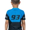 Cube Junior X Action Team Short Sleeve Jersey - Black/Blue