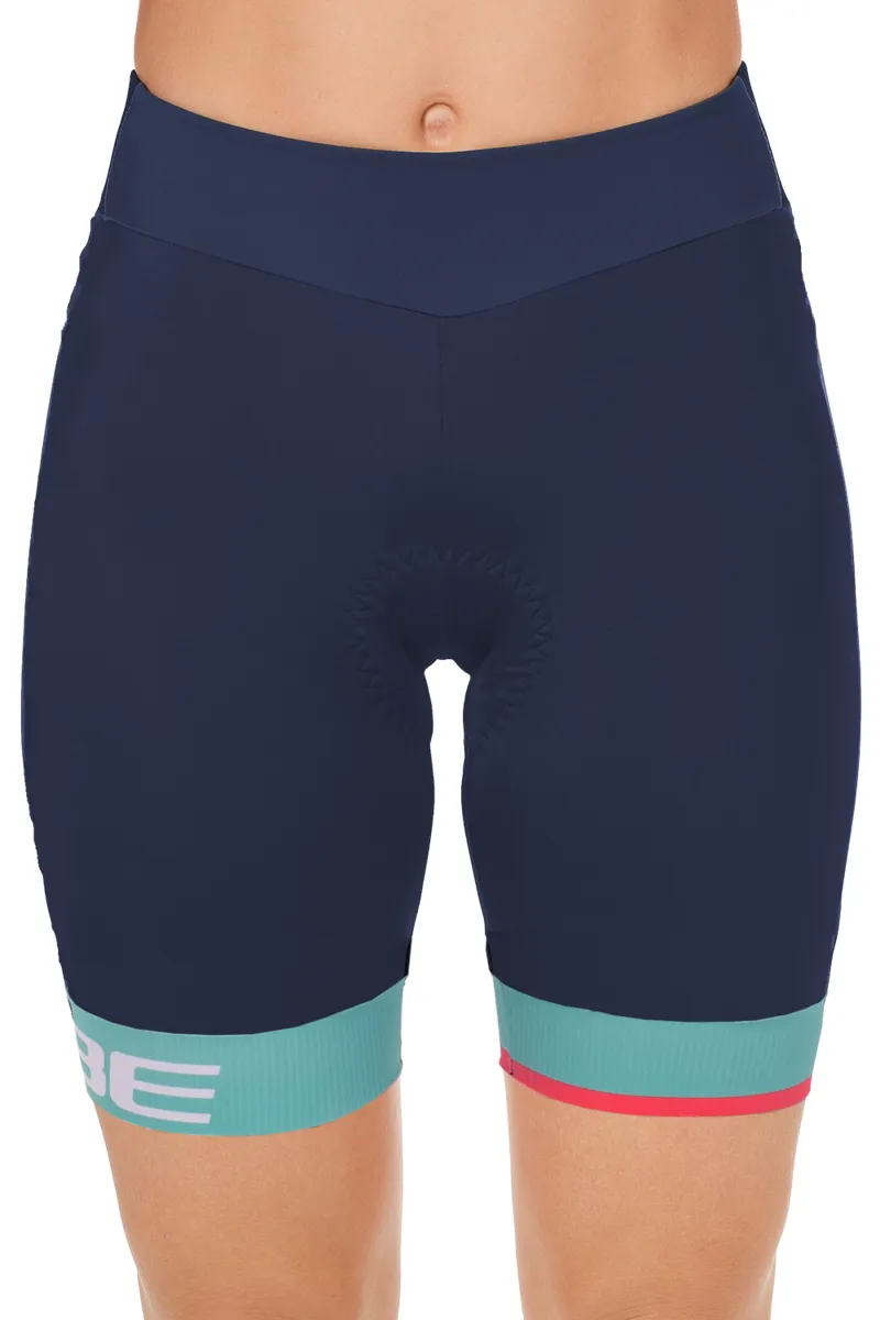 Cube Teamline Womens Lycra Shorts - Blue/Mint 4 Cube Teamline Womens Lycra Shorts - Blue/Mint - Image 4