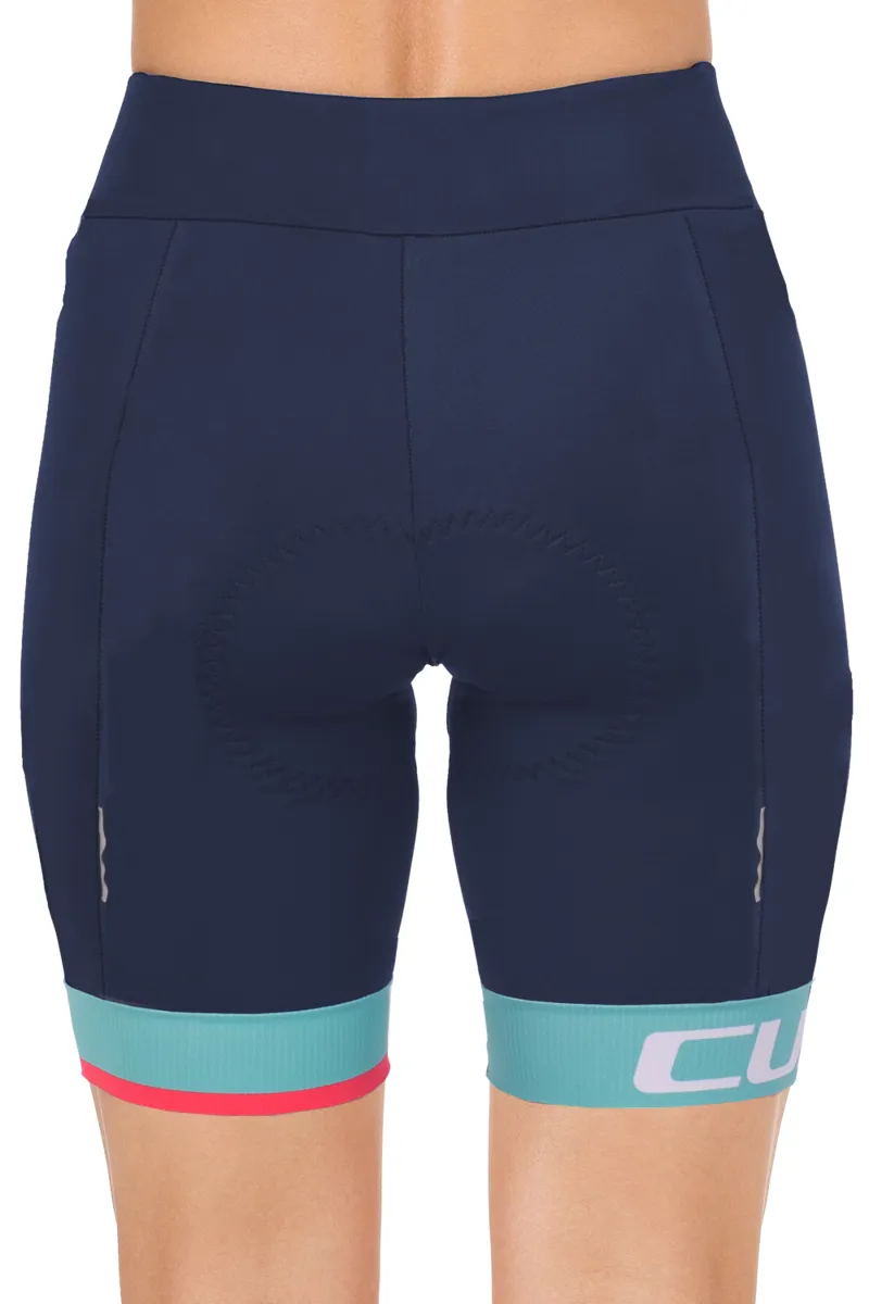Cube Teamline Womens Lycra Shorts - Blue/Mint 3 Cube Teamline Womens Lycra Shorts - Blue/Mint - Image 3
