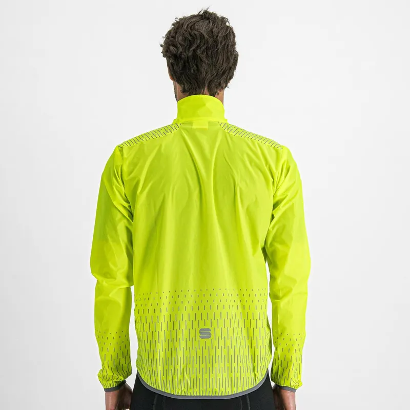 Sportful Reflex Men's Jacket - Yellow Fluo 3 Sportful Reflex Men's Jacket - Yellow Fluo - Image 3