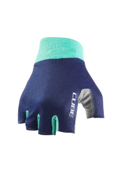 Cube Performance Short Finger Gloves - Black/Blue -Sportfu Bike Gear Shop 11219 1 1