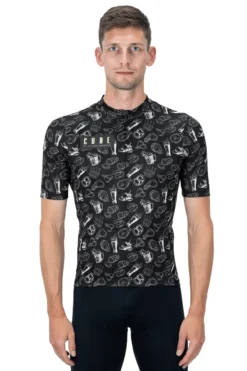 Cube Blackline Short Sleeve Jersey - Bavaria Black -Sportfu Bike Gear Shop 11475 2