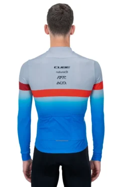 Cube Teamline Long Sleeve Jersey - Blue/Red/Grey -Sportfu Bike Gear Shop 11492 3