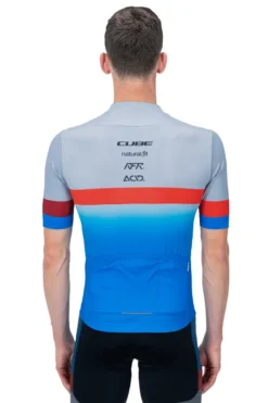 Cube Teamline Short Sleeve Jersey - Blue/Red/Grey -Sportfu Bike Gear Shop 11493 3