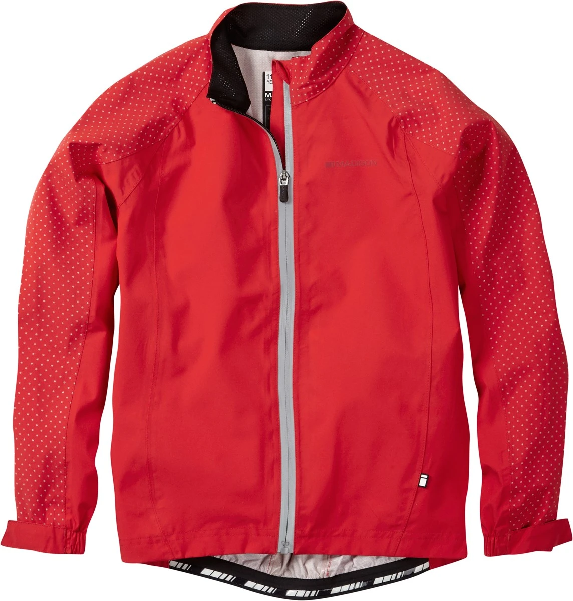 Madison Sportive Hi-Viz Youth Waterproof Jacket - Purple Reign 2 Madison Sportive Hi-Viz Youth Waterproof Jacket - Purple Reign - Image 2