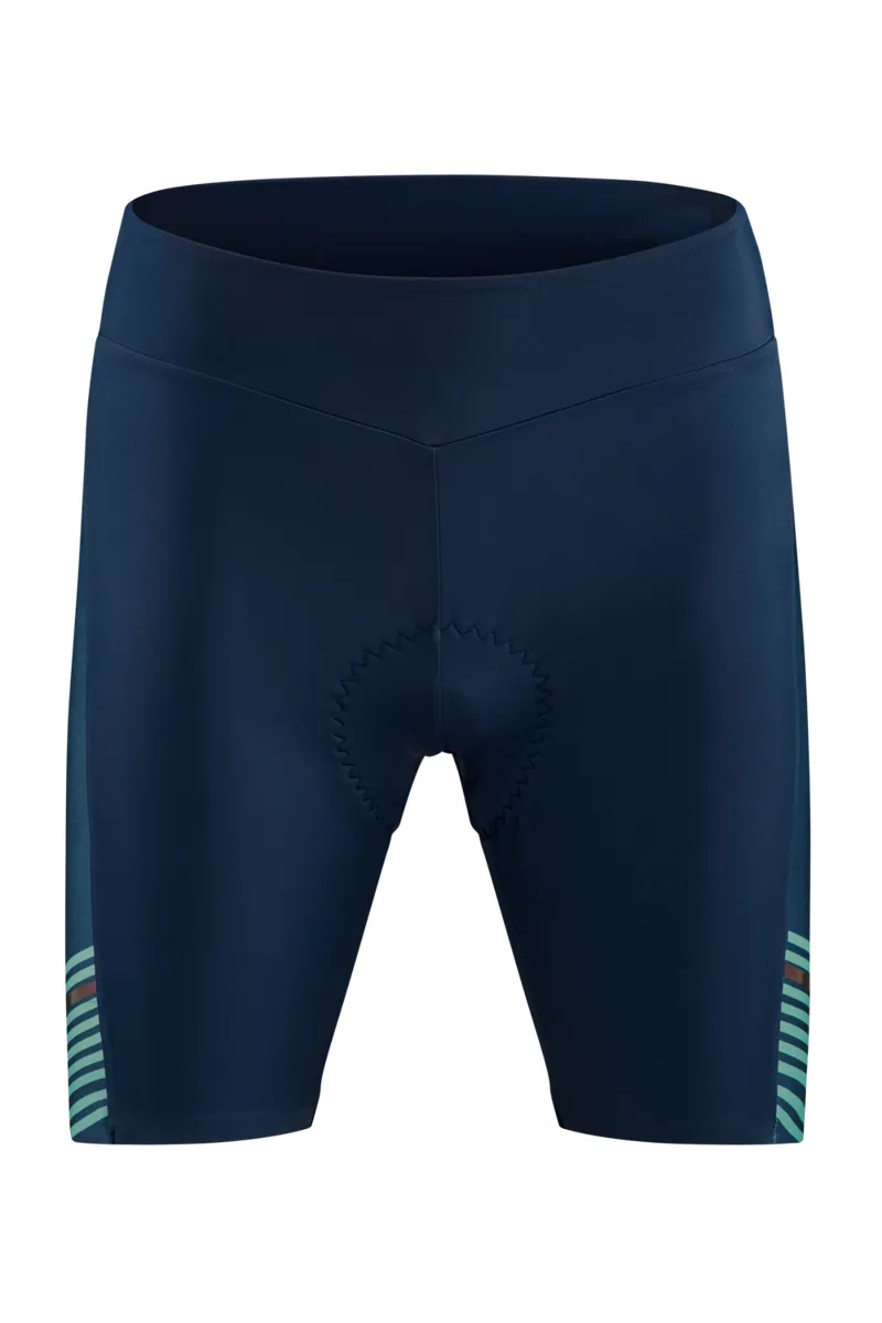 Cube Teamline Women's Lycra Shorts - Blue/Mint 4 Cube Teamline Women's Lycra Shorts - Blue/Mint - Image 4