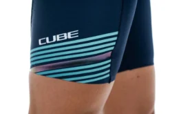Cube Teamline Women's Lycra Shorts - Blue/Mint 9 Cube Teamline Women's Lycra Shorts - Blue/Mint -Sportfu Bike Gear Shop 12207 4