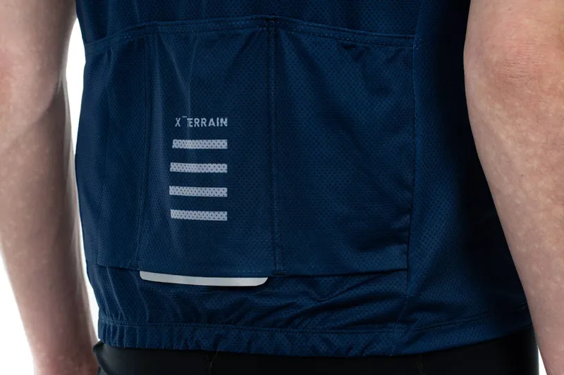 Cube ATX Full Zip Men's Short Sleeve Jersey - Blue 1 Cube ATX Full Zip Men's Short Sleeve Jersey - Blue