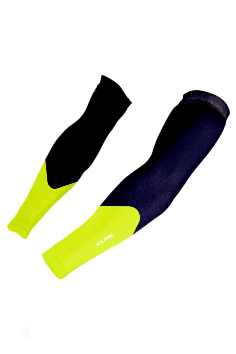 Cube Safety Arm Warmers - Neon Yellow 1 Cube Safety Arm Warmers - Neon Yellow