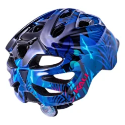 Kali Chakra Child Lighted Kids Helmet - Jungle Gloss Blue -Sportfu Bike Gear Shop 15 91